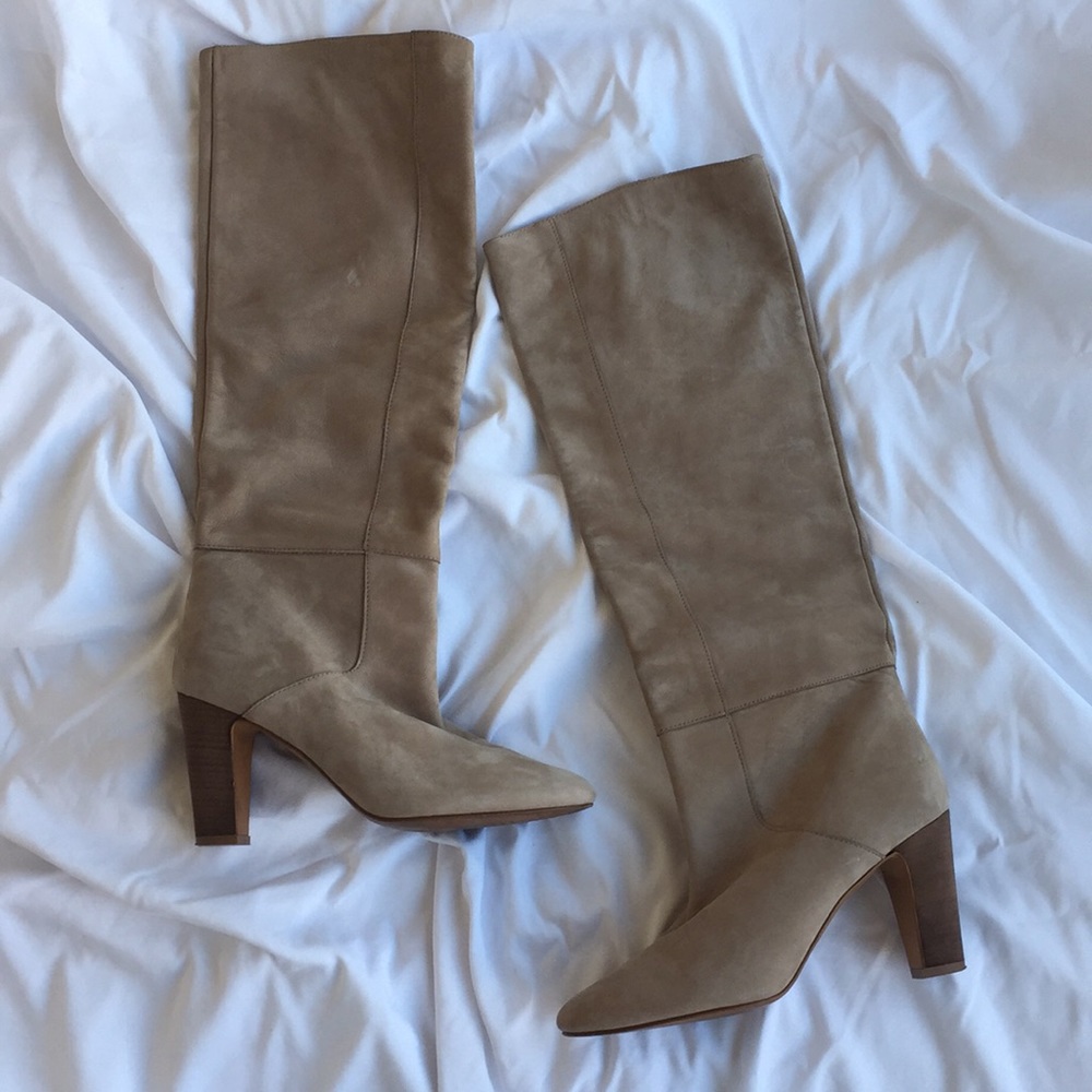 Zara tan boots